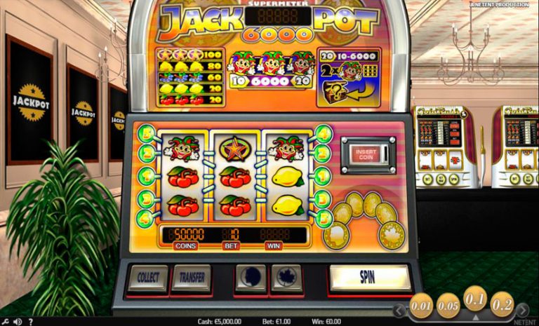 Jackpot 6000 Slot Machine Free/Real Money ᐈ (18+)