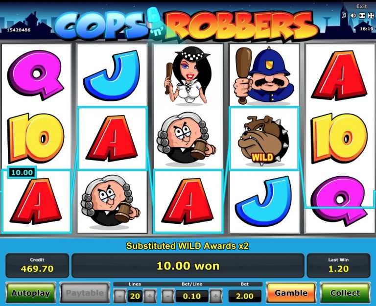 cops and robbers slot
