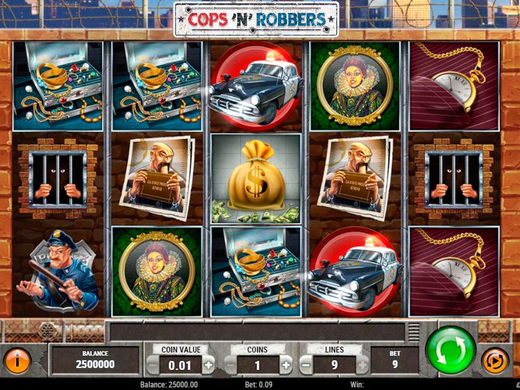 cops and robbers slots
