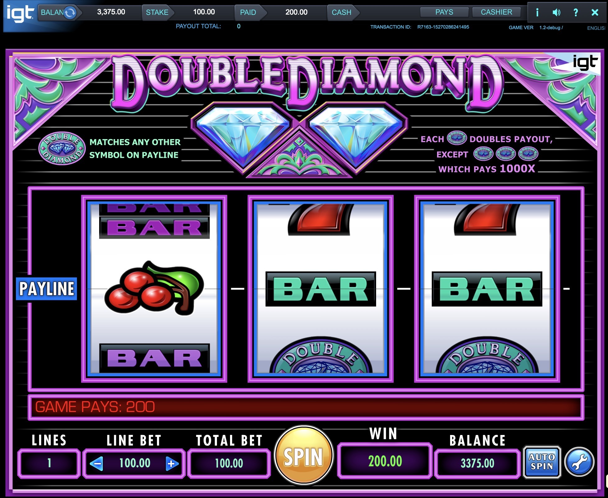 double diamond slots online free