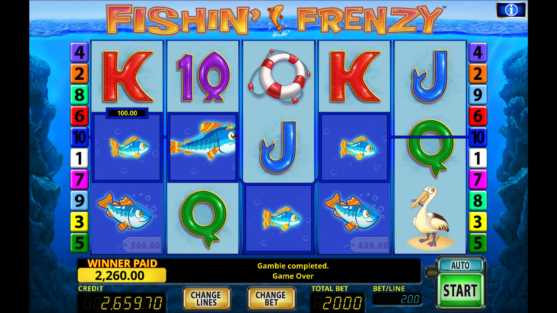 free fishing frenzy slots