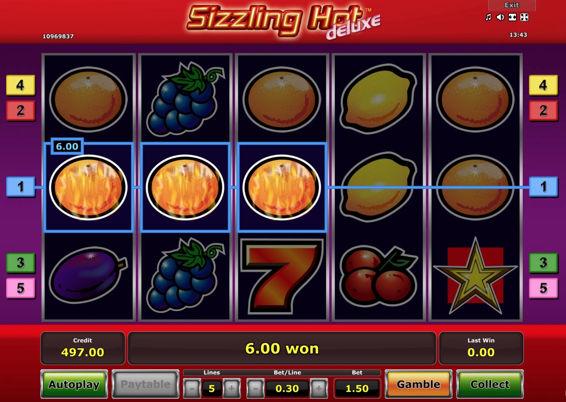 free casino video games sizzling hot
