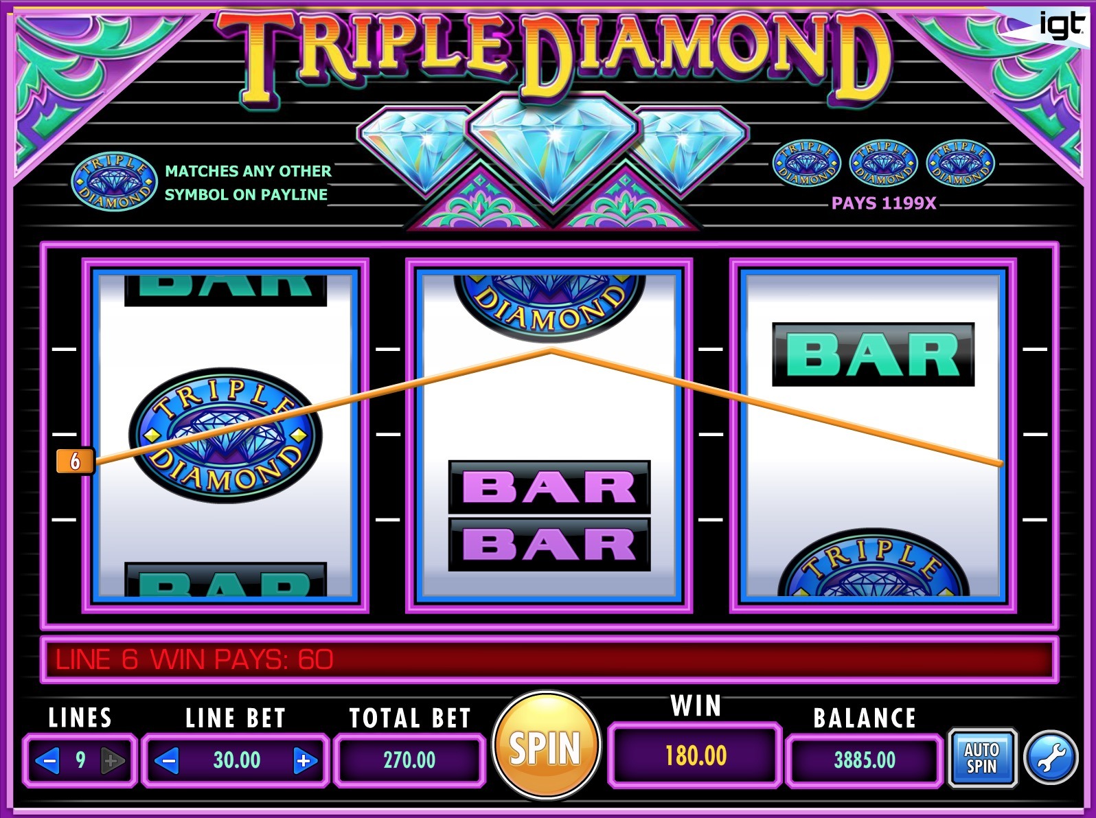 triple double diamond slot machine free games